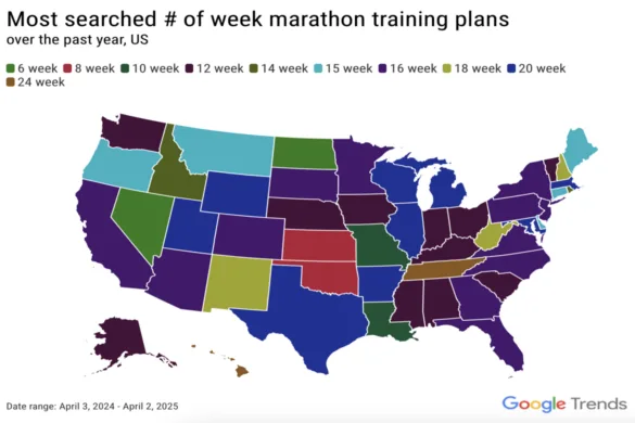 April 2025 Google Trends, trending marathons 2025, Coachella 2025 searches, marathon shoes trending, Mother's Day gift ideas 2025, graduation gift trends 2025, wedding present ideas 2025, Ice Bucket Challenge revival, youth mental health trends, Addison Rae Coachella, pickled food trends, pickled deviled eggs recipe, Easter side dishes 2025, Google Trends expert insights, viral food trends April 2025